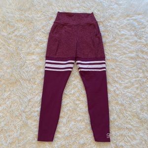 Bombshell Sportswear burgundy Perform Thigh Highs medium